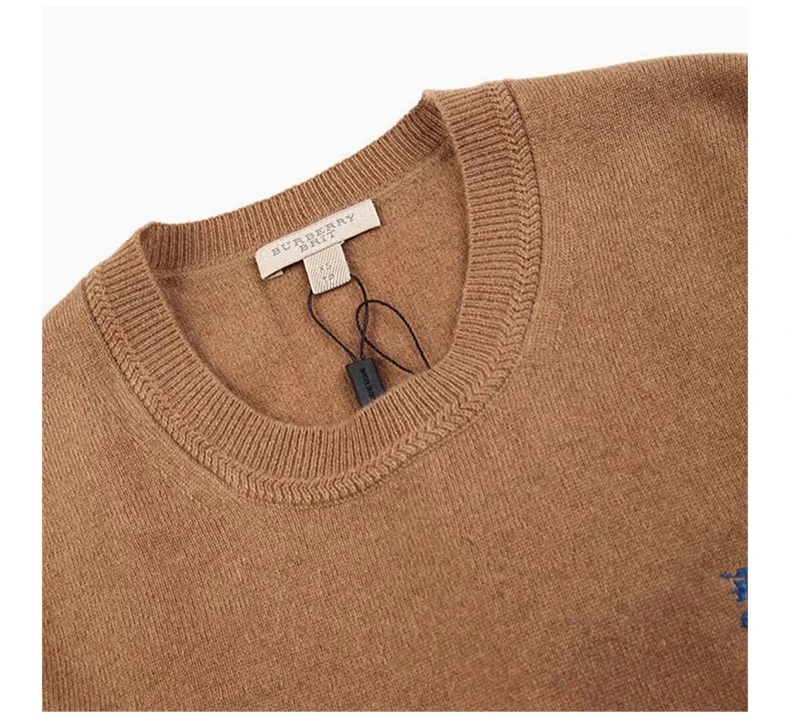 商品Burberry|Burberry 博柏利 男士驼色羊绒上衣 3943756,价格¥2363,第5张图片详细描述