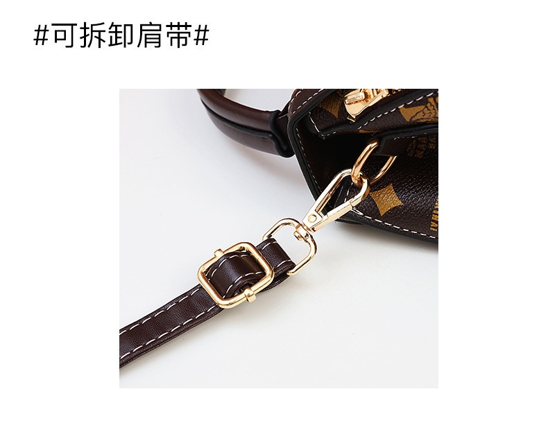 商品[国内直发] GLENVINTEN|格岚云顿大容量复古女包2022新款小方包小众质感时尚百搭通勤单肩斜挎包,价格¥156,第5张图片详细描述