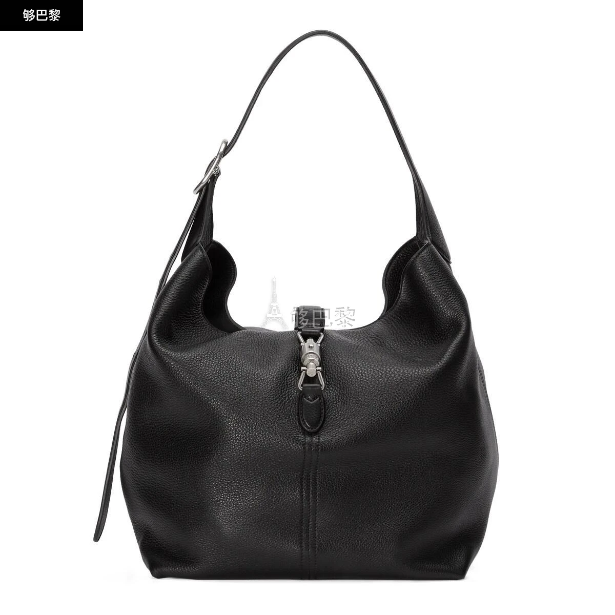 商品Gucci|【预售】 古驰 25春夏 男士 单肩包 JACKIE 1961系列小号肩背包 763103 AACLF 1000 ,价格¥27829,第2张图片详细描述