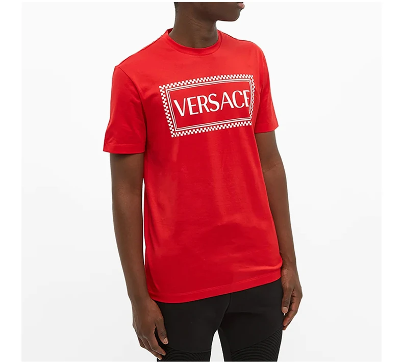 商品Versace|VERSACE 范思哲 男士红色T恤 A81548-A201952-A041,价格¥1719,第6张图片详细描述