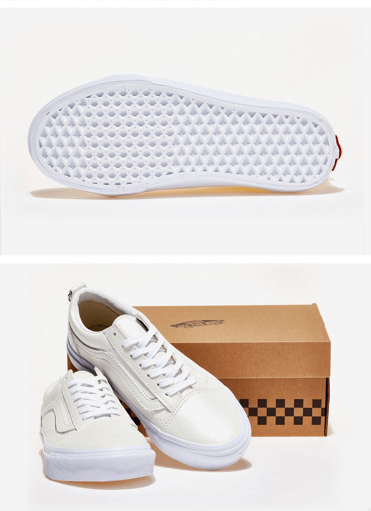 商品Vans|【韩国直邮|包邮包税】万斯OLD SKOOL  运动鞋 SNEAKERS  V36CF SHY WHITE/SILVER,价格¥209,第2张图片详细描述