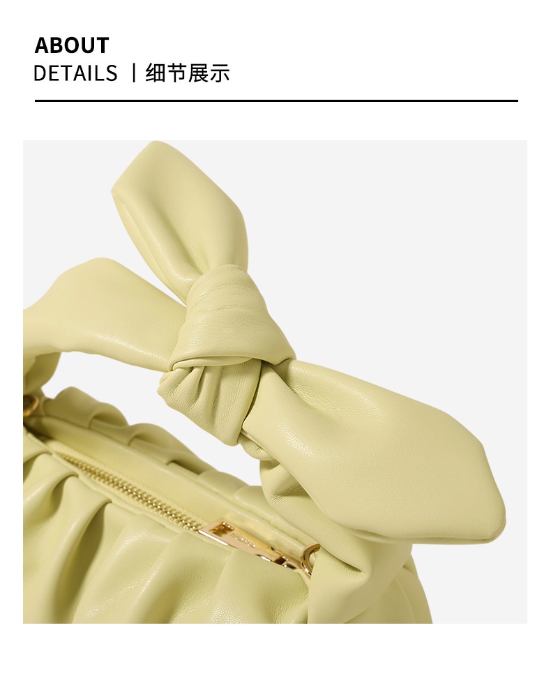 商品[国内直发] GLENVINTEN|格岚云顿韩版云朵包女包2022新款潮时尚褶皱腋下包链条背带手提包斜挎女包,价格¥167,第4张图片详细描述