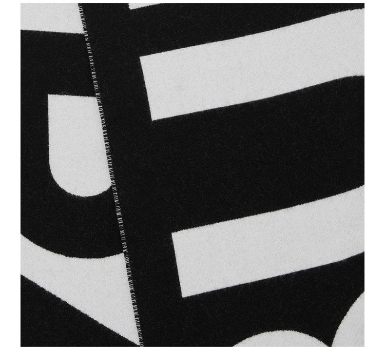 商品Burberry|BURBERRY 黑色中性围巾 8054214,价格¥1815,第5张图片详细描述