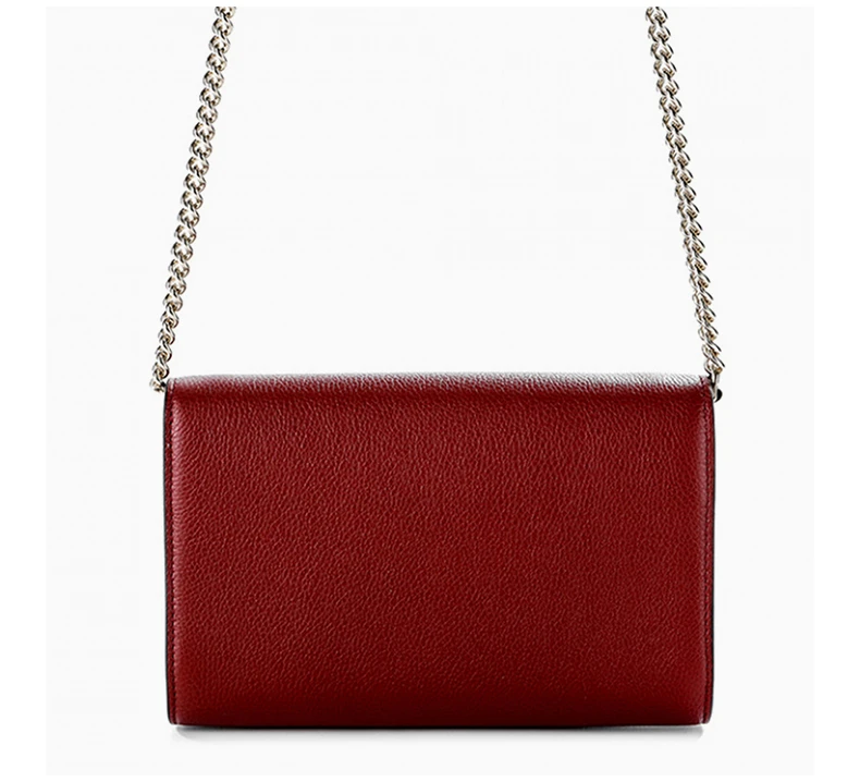 商品Salvatore Ferragamo|SALVATORE FERRAGAMO 酒红色女士单肩包 22-D881-727134,价格¥4982,第7张图片详细描述