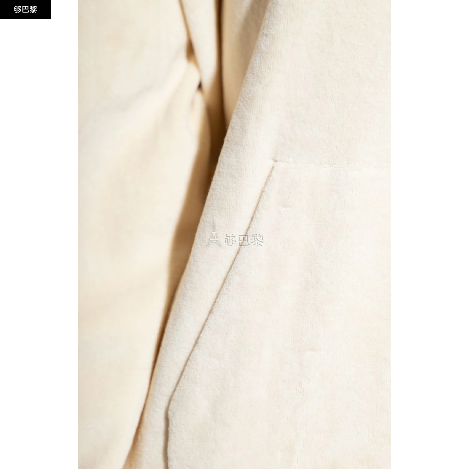 商品Fear of god|【预售】 女士 卫衣 丝绒连帽衫  FGE2YTM6BEI,价格¥1381,第5张图片详细描述