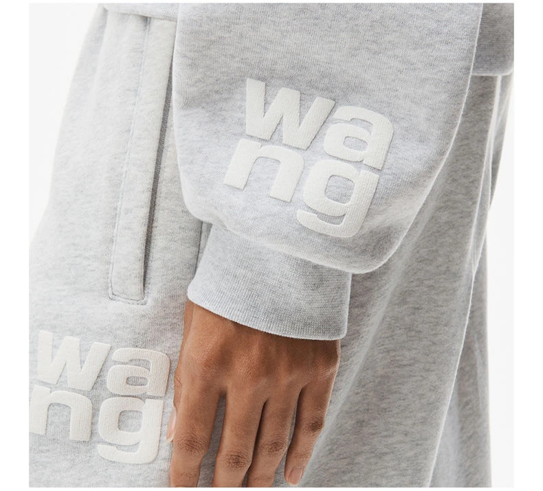 商品Alexander Wang|ALEXANDER WANG 白色女士卫衣/帽衫 4CC3212-053,价格¥1762,第7张图片详细描述