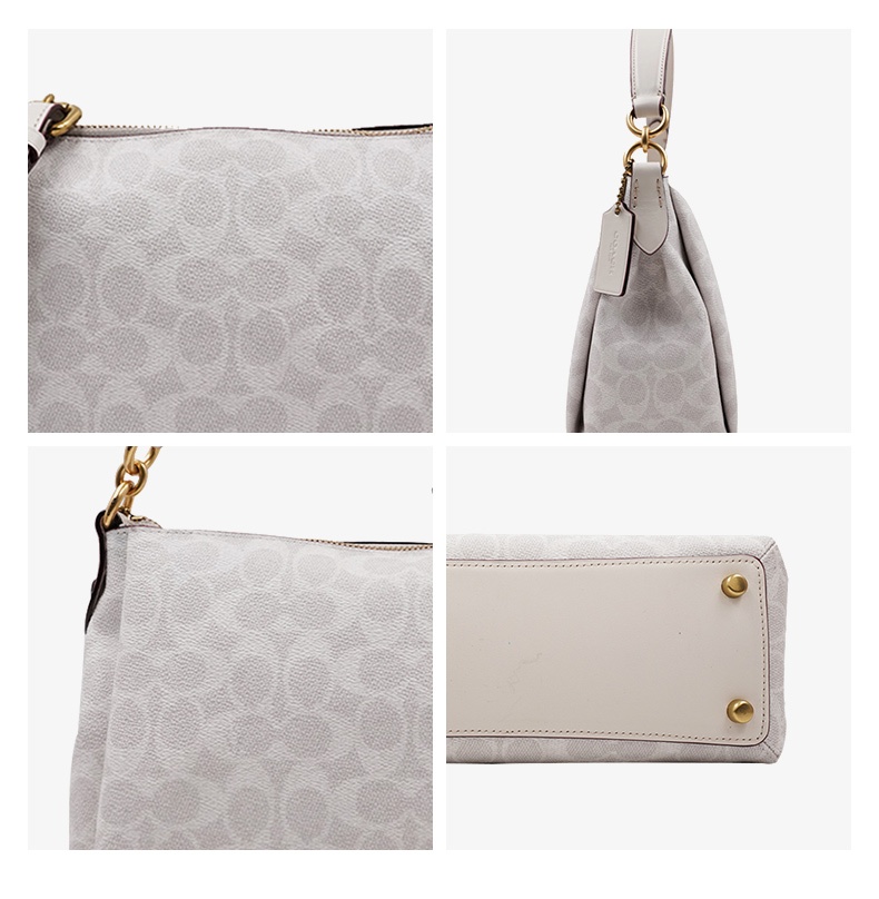 商品[国内直发] Coach|COACH 迷你女士PVC配皮单肩斜挎手提包 93847B4R7B,价格¥1875,第8张图片详细描述
