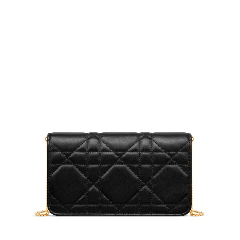 商品Dior|迪奥Caro系列女士黑色羊皮单肩包 S5225UDAX_M900,价格¥16392,第6张图片详细描述