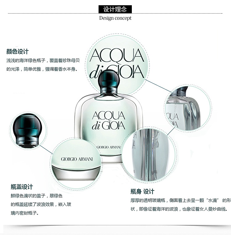 商品Giorgio Armani|Giorgio Armani阿玛尼 新寄情女士浓香水 30/50/100ml,价格¥447,第4张图片详细描述