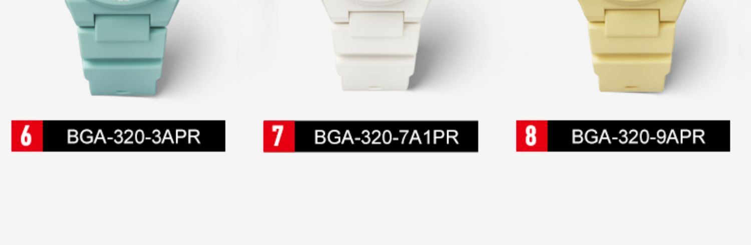 商品[国内直发] Casio|babyg运动表独角兽正品彩虹女表BA-112石英机芯矿物强化玻璃,价格¥849,第8张图片详细描述