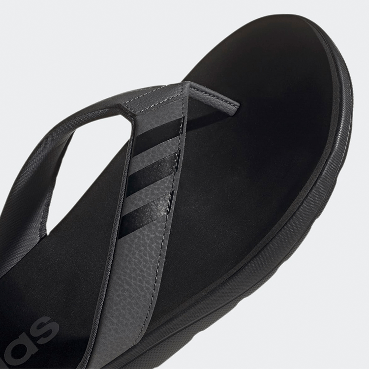 商品Adidas|【Brilliant|包邮包税】阿迪达斯 COMFORT FLIP FLOP  凉鞋 沙滩鞋 FLIP-FLOPS 拖鞋 人字拖  FY8654 CBLACK/GREFIV/GREFIV,价格¥313,第2张图片详细描述