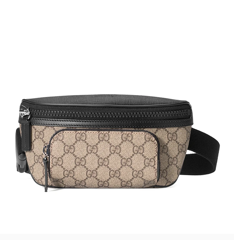 商品[国内直发] Gucci|SS19 GUCCI 古驰 女士卡其色腰包 450946-KHNYX-9772,价格¥6385,第4张图片详细描述