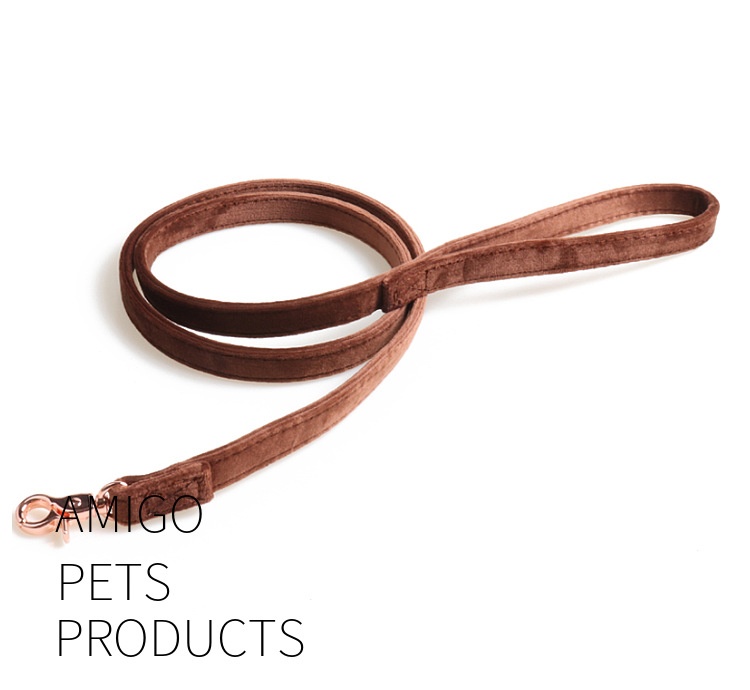 商品[国内直发] GLENVINTEN|丝绒宠物项圈 蝴蝶结狗项圈 玫瑰金全金属,价格¥88,第13张图片详细描述