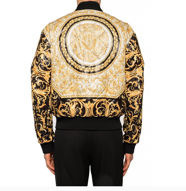 商品[国内直发] Versace|VERSACE 金色男士夹克 A85206-A232629-A4008,价格¥11387,第6张图片详细描述