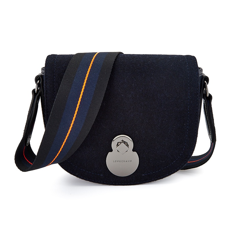 商品[国内直发] Longchamp|珑骧女包奢侈品 女士羊毛单肩斜挎包马鞍包L1395 HXM 006,价格¥1846,第9张图片详细描述