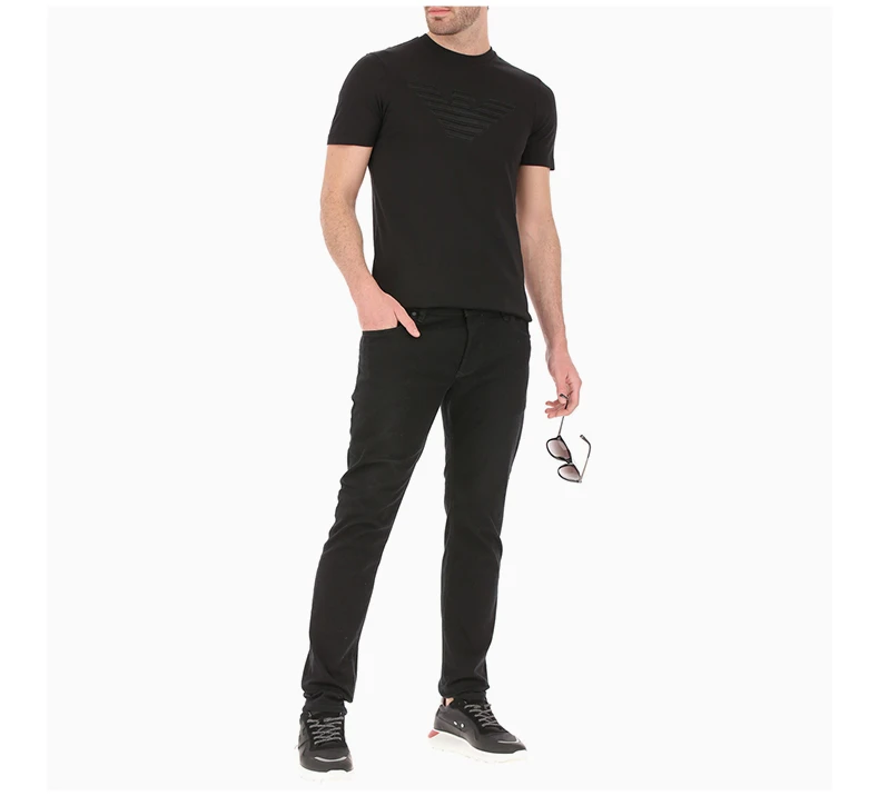 商品Emporio Armani|Emporio Armani 安普里奥 阿玛尼 男装短体恤  3H1TA4-1J30Z-0999,价格¥460,第7张图片详细描述