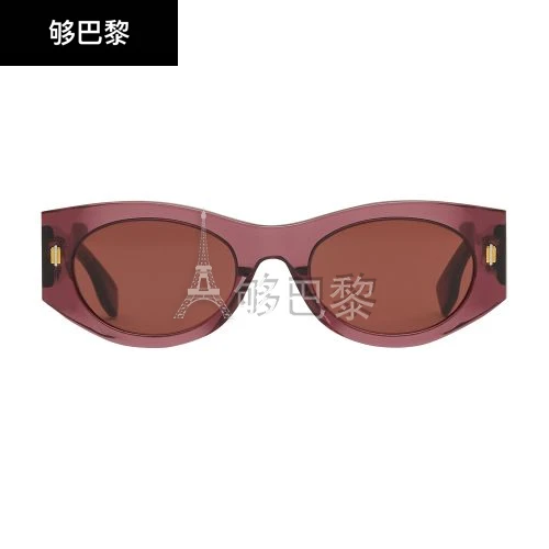 商品Fendi|【预售】 女士 太阳眼镜 FENDI Roma 眼镜  FEN77E9JPUR,价格¥2921,第2张图片详细描述