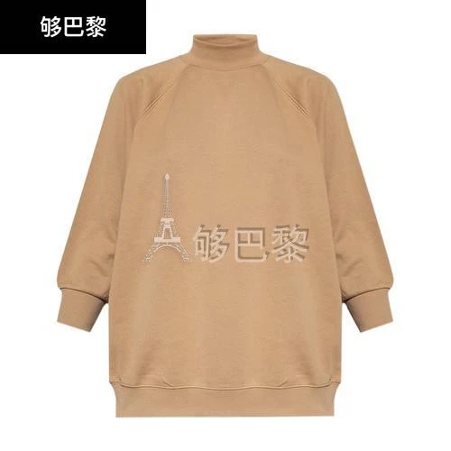 商品Fear of god|【特惠9.0折】包邮包税【预售7天发货】 FEAR OF GOD 女士 卫衣 高领运动衫  FGE7592VBEI,价格¥924,第3张图片详细描述