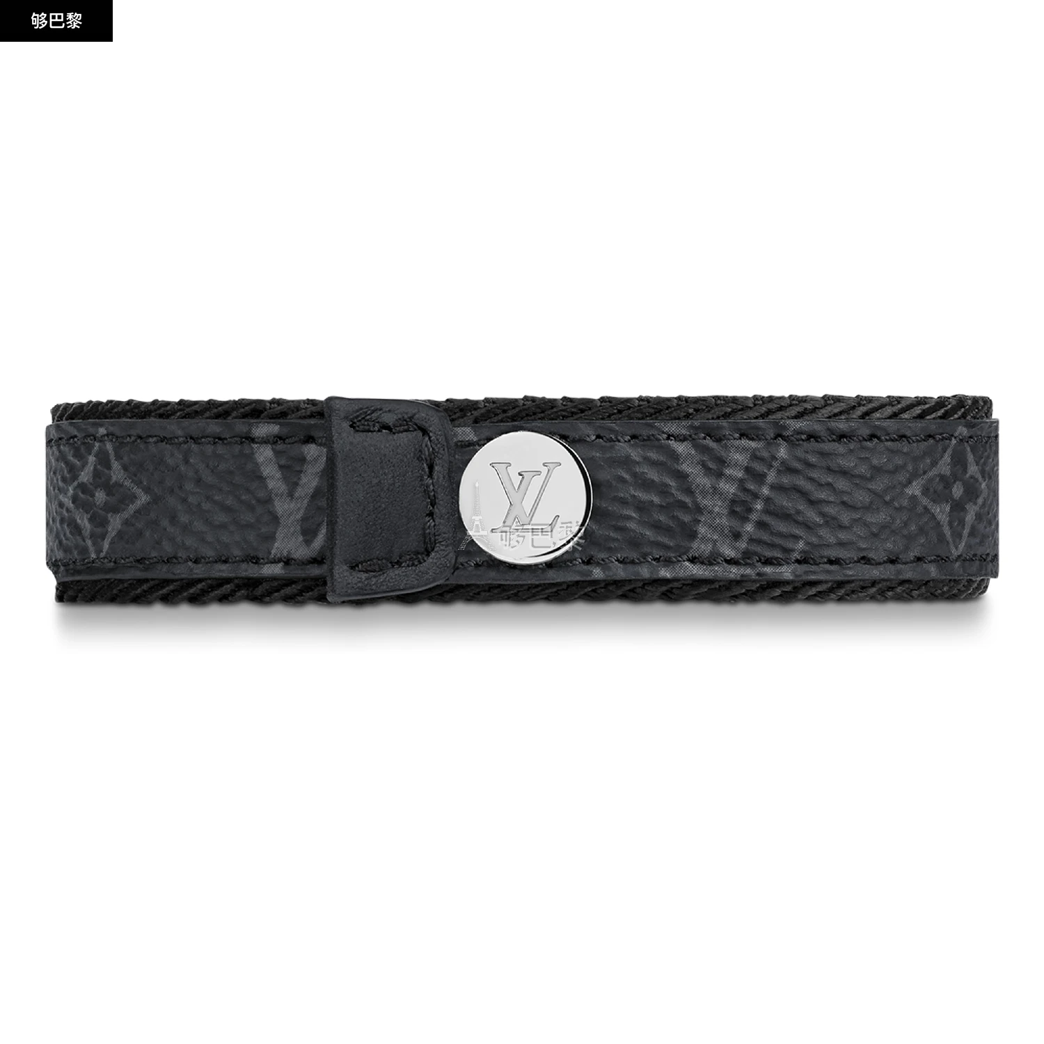 商品Louis Vuitton|【预售】 男士 手镯 LV CIRCLE 手镯  M6549/Noir LVUQ7QQRBCK ,价格¥3325,第5张图片详细描述