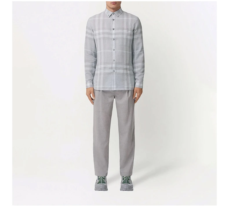 商品Burberry|BURBERRY 格纹男士衬衫 8050998,价格¥3117,第7张图片详细描述