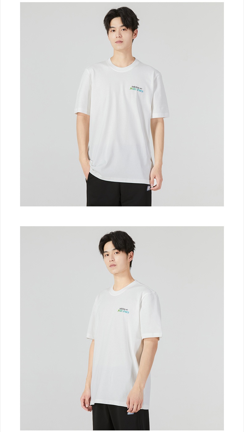 商品[国内直发] Adidas|Stokd Tee Flowe男士运动休闲T恤,价格¥244,第2张图片详细描述