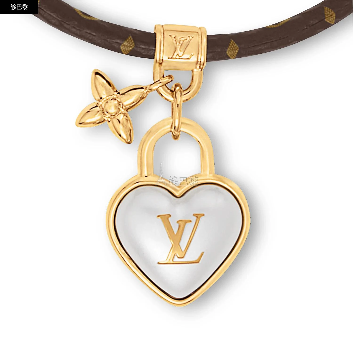 商品Louis Vuitton|包邮包税【预售7天发货】 LV路易威登 24春夏 女士 手镯 HEART PADLOCK 手镯 M8413Z,价格¥4222,第5张图片详细描述