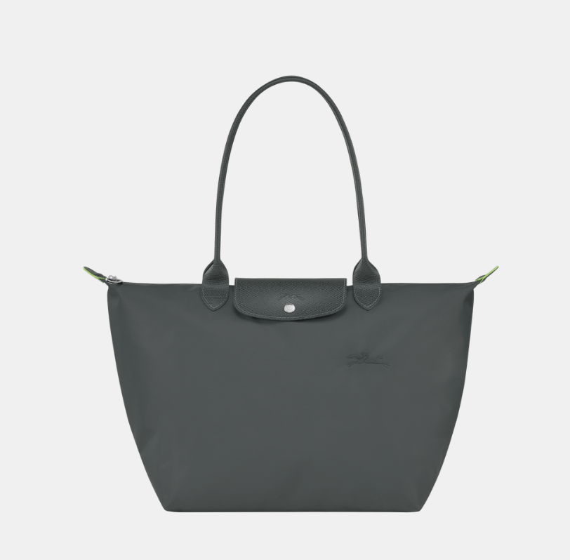商品Longchamp|【预售6月20日左右发货】珑骧女士大号长柄织物可折叠手提单肩饺子包 L1899（香港仓发货）,价格¥953,第10张图片详细描述