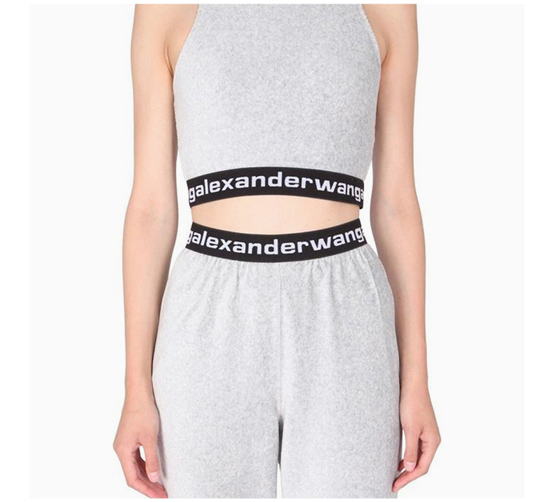 商品Alexander Wang|ALEXANDER WANG 灰色女士T恤 4CC2211212-030,价格¥1245,第8张图片详细描述