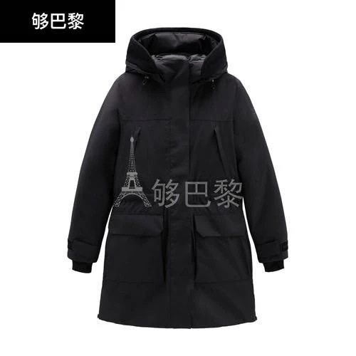 商品Woolrich|【特惠8.7折】包邮包税【预售7天发货】 WOOLRICH 女士 大衣 Harveys 防水风雪大衣  WOO497Q4BCK,价格¥7637,第3张图片详细描述