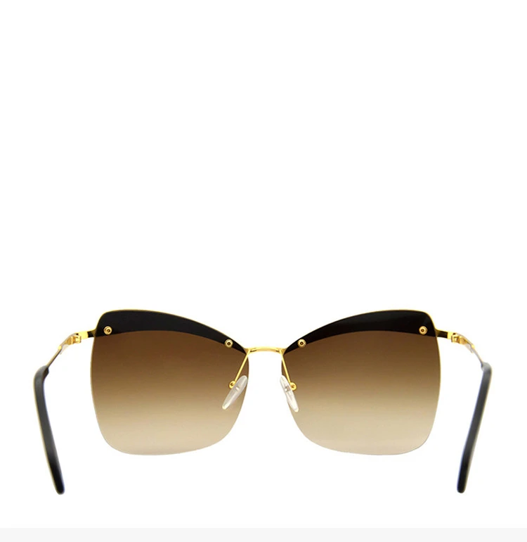 商品[国内直发] Alexander McQueen|Alexander McQueen 亚历山大·麦昆 女士太阳镜 AM0059S-008,价格¥371,第6张图片详细描述