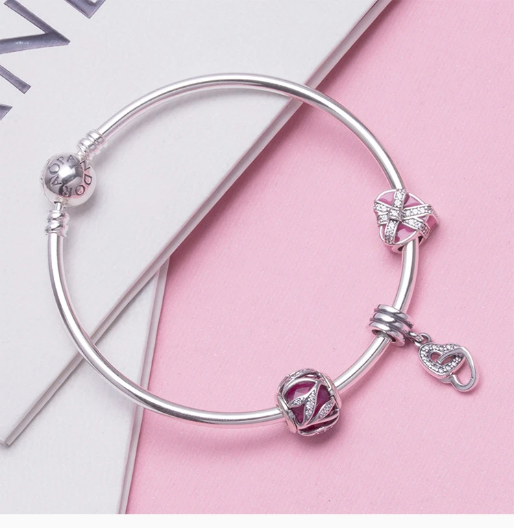商品[国内直发] PANDORA|PANDORA 红色女士手镯 PAND00086,价格¥565,第4张图片详细描述