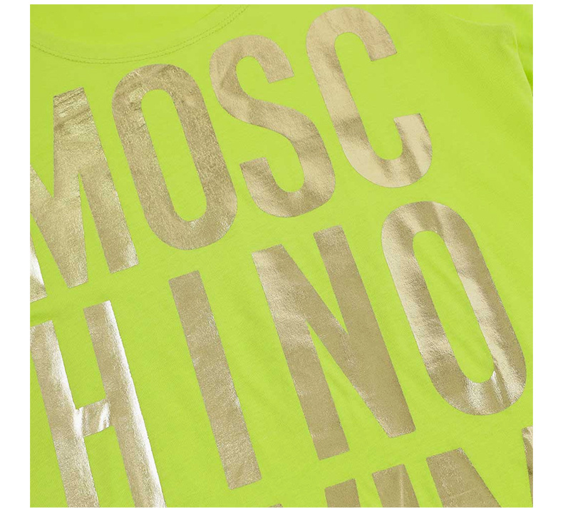 商品Moschino|MOSCHINO 女士黄色印花短袖T恤 A6302-2109-398,价格¥565,第8张图片详细描述