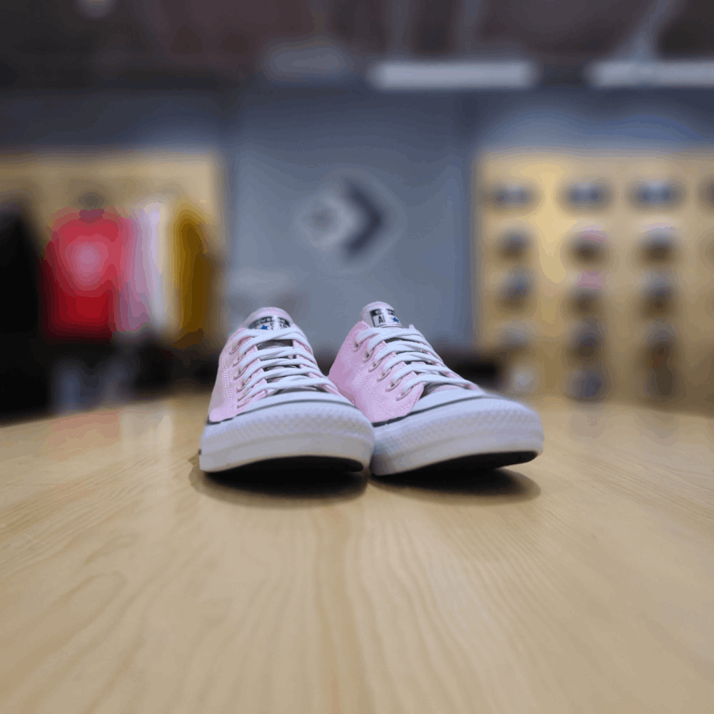 商品Converse|【韩国直邮|包邮包税】匡威 CHUNK TAYLOR ALL STAR ANODIESED 金属 PINK FOAM 低腰 帆布鞋 CTAS OX PINK FOAM/DIGITAL BLUE/WHITE 570288C,价格¥540,第3张图片详细描述