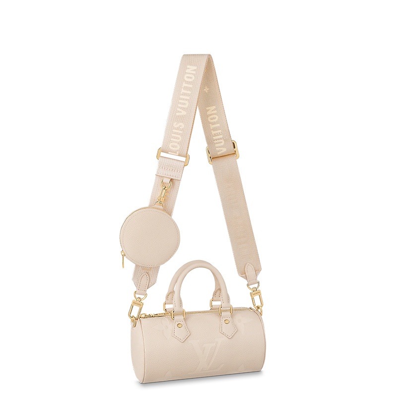 商品Louis Vuitton|预售十天  Louis Vuitton/路易威登 22春夏新款PAPILLON BB系列 小号 巴比龙 女士奶油米色老花压纹粒面牛皮金扣单肩斜跨手提包 M45994,价格¥18075,第2张图片详细描述