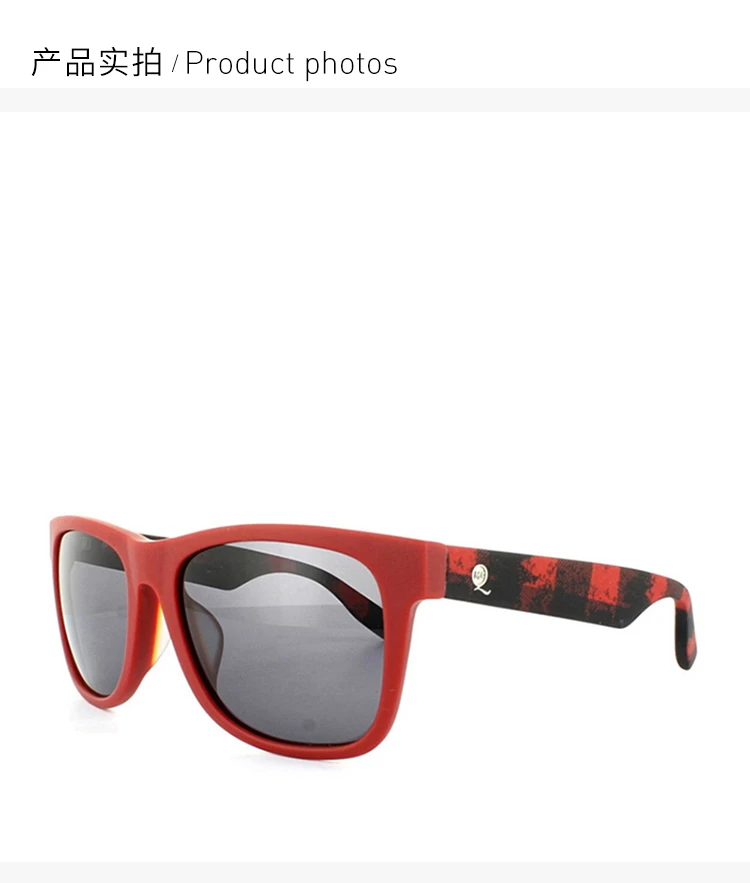 商品[国内直发] Alexander McQueen|Alexander McQueen 亚历山大·麦昆 中性红色太阳镜 0033-F-S-SSC,价格¥222,第3张图片详细描述