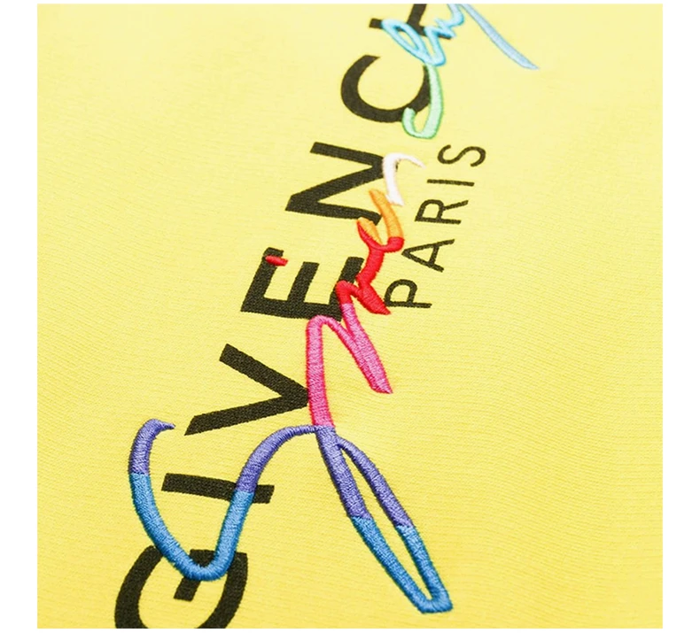 商品Givenchy|Givenchy 纪梵希 男士黄色棉质卫衣 BMJ03C30AF-737,价格¥3194,第7张图片详细描述