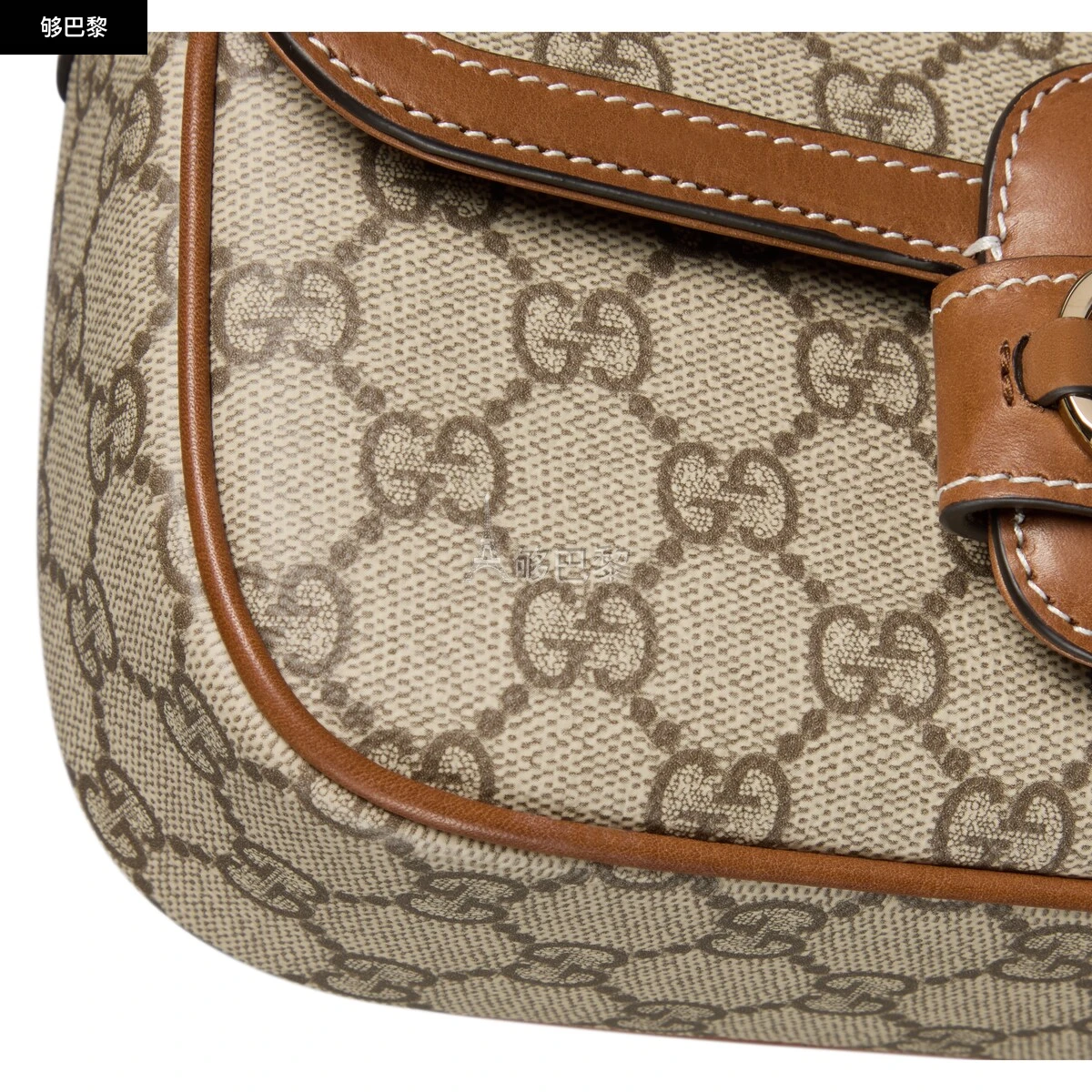 商品Gucci|【预售】 古驰 25春夏 女士 手提包 GUCCI HORSEBIT 1955系列柔软小号手提包 815206 FAD6L 9758 ,价格¥23044,第4张图片详细描述
