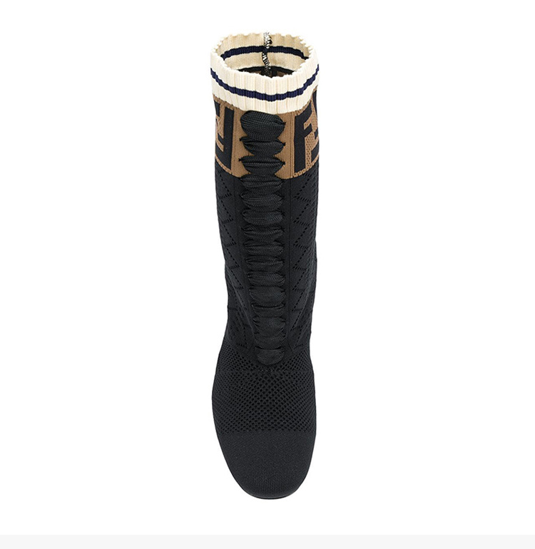 商品Fendi|Fendi 芬迪 黑色女士袜子靴 8T6763-A3GZ-F13RH,价格¥3287,第8张图片详细描述