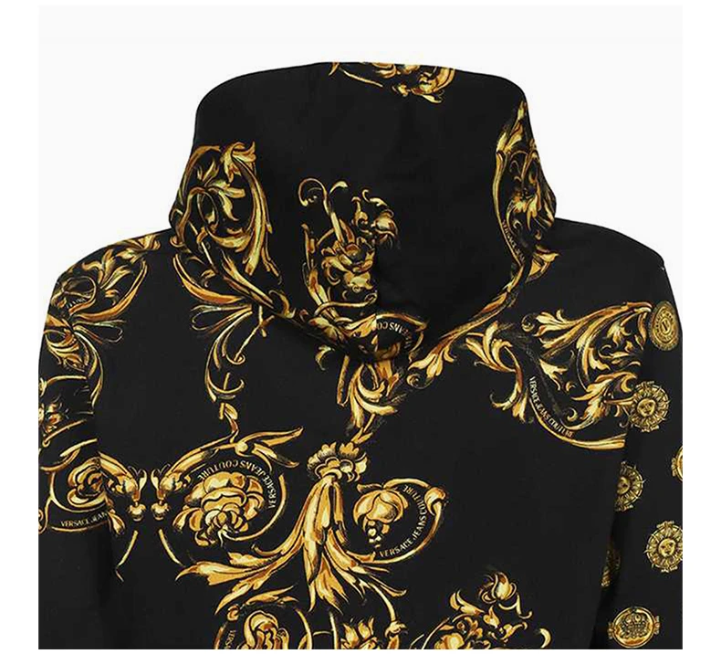 商品Versace|VERSACE JEANS COUTURE 黑色男士卫衣/帽衫 72GAI3H1-FS030-G89,价格¥2066,第8张图片详细描述