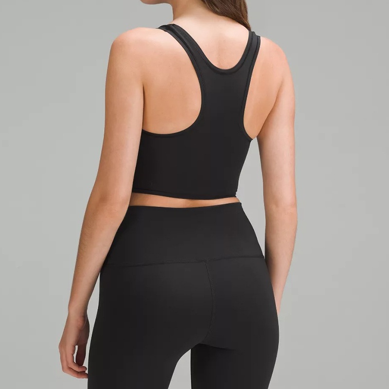 商品Lululemon|露露乐蒙 女尼龙修身交叉运动文胸短背心（四色可选）,价格¥600,第9张图片详细描述