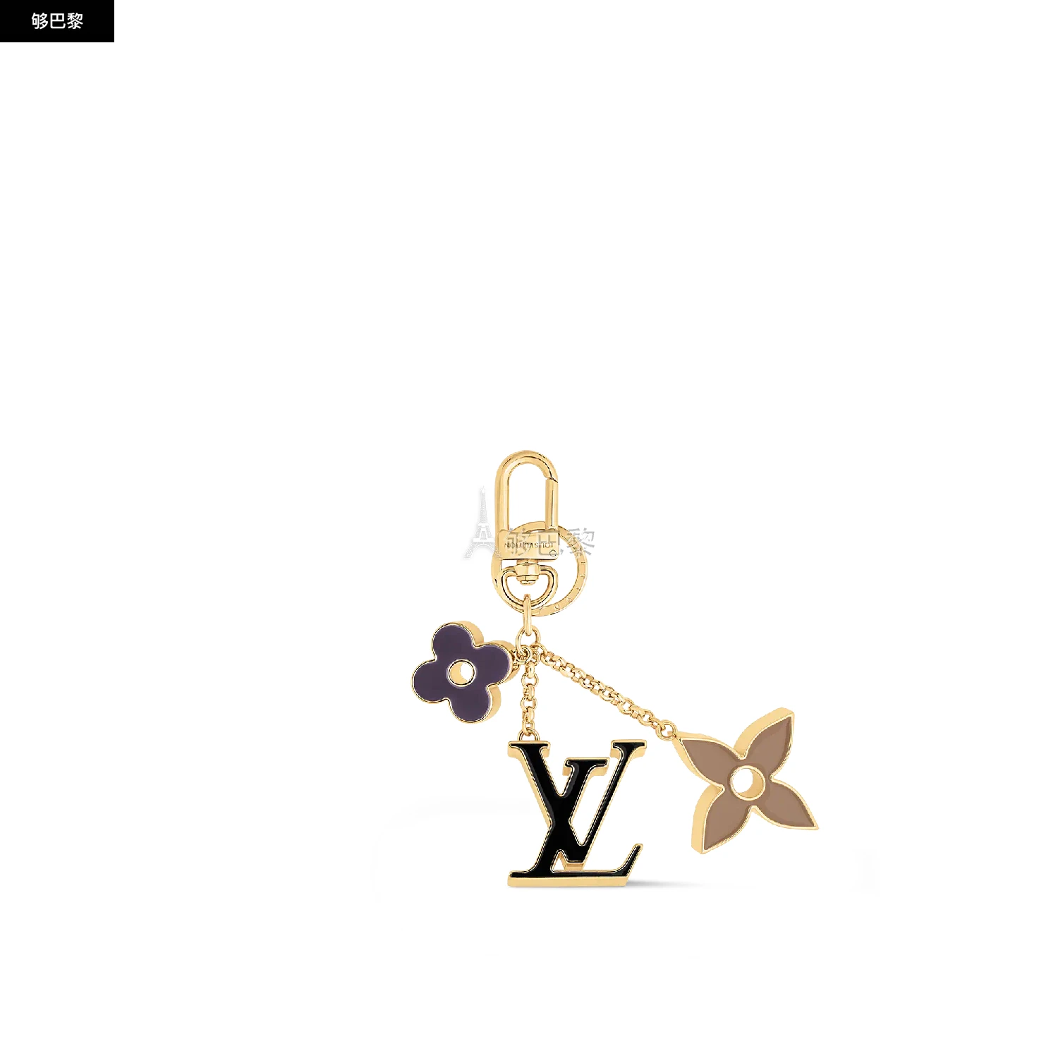 商品Louis Vuitton|【预售】 LV路易威登 25春夏 女士 钥匙扣 FLEUR DE MONOGRAM 包饰 M01652 ,价格¥4672,第2张图片详细描述