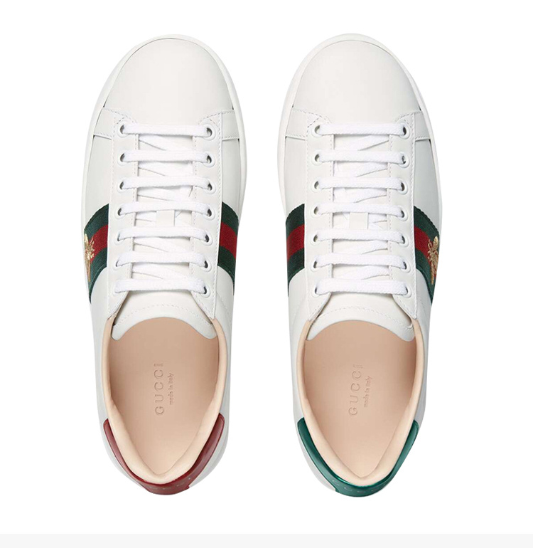 商品Gucci|GUCCI 白色女士板鞋 577573-DOPE0-9064,价格¥5110,第8张图片详细描述