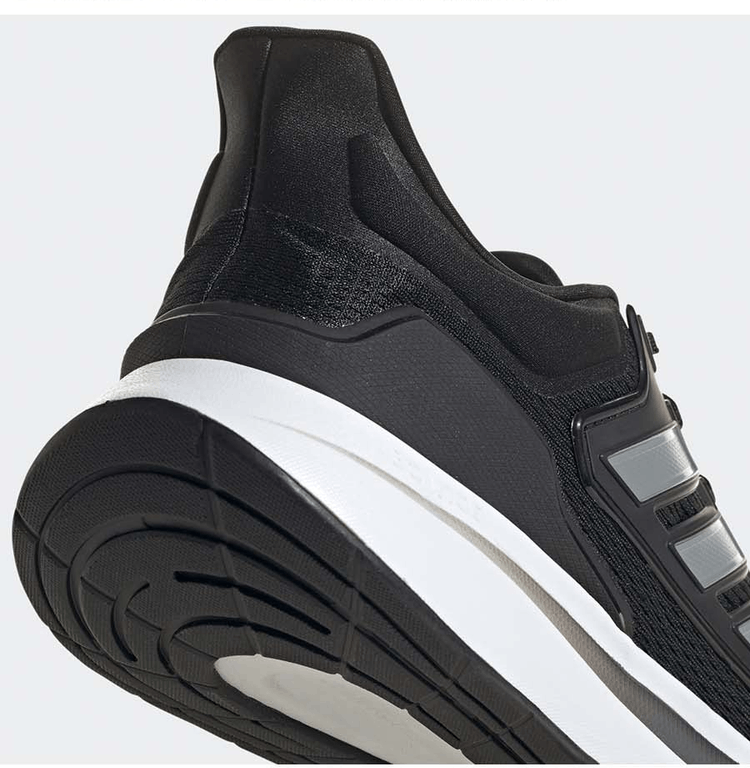商品【夏休延期至7月底发货】 Adidas|【韩国直邮|包邮包税】阿迪达斯EQ21 RUN 男生  训练运动鞋 跑步鞋  H00512 CBLACK/IRONMT/CARBON,价格¥332,第3张图片详细描述