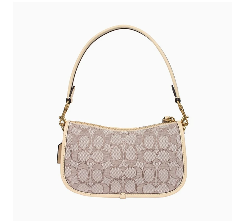 商品Coach|Coach(专柜) 女士标志性提花拼色�印花单肩包 C2325B4SHG,价格¥1208,第6张图片详细描述