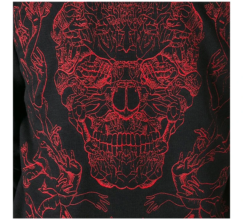 商品[国内直发] Alexander McQueen|ALEXANDER MCQUEEN 印花男士卫衣/帽衫 354417-QDZ53-0901,价格¥1389,第8张图片详细描述