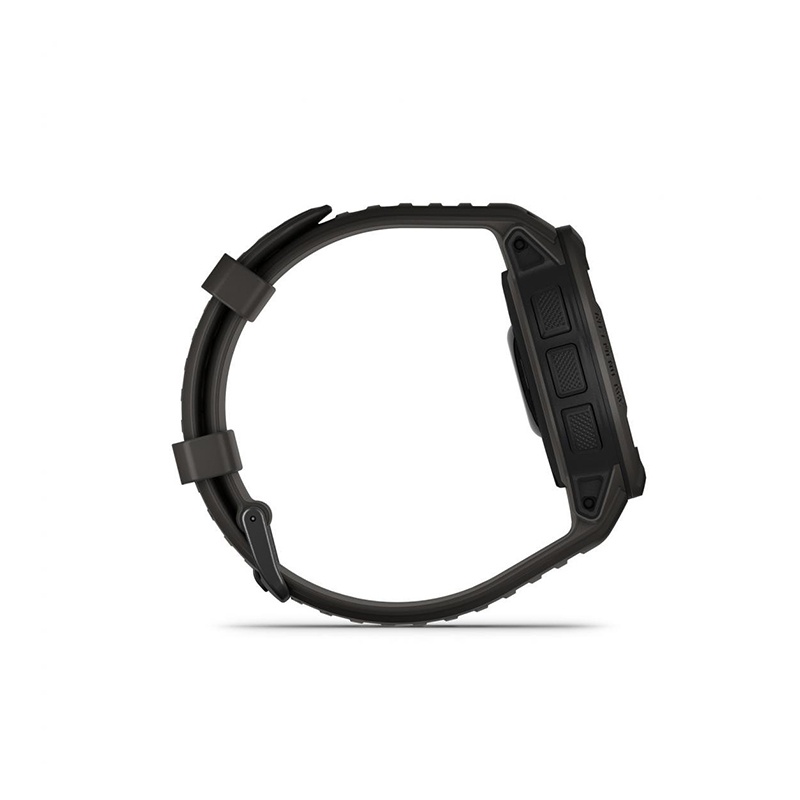 商品Garmin|GARMIN 男女同款黑色树脂表盘石英机芯硅胶表带智能手表45MM,价格¥2570,第4张图片详细描述