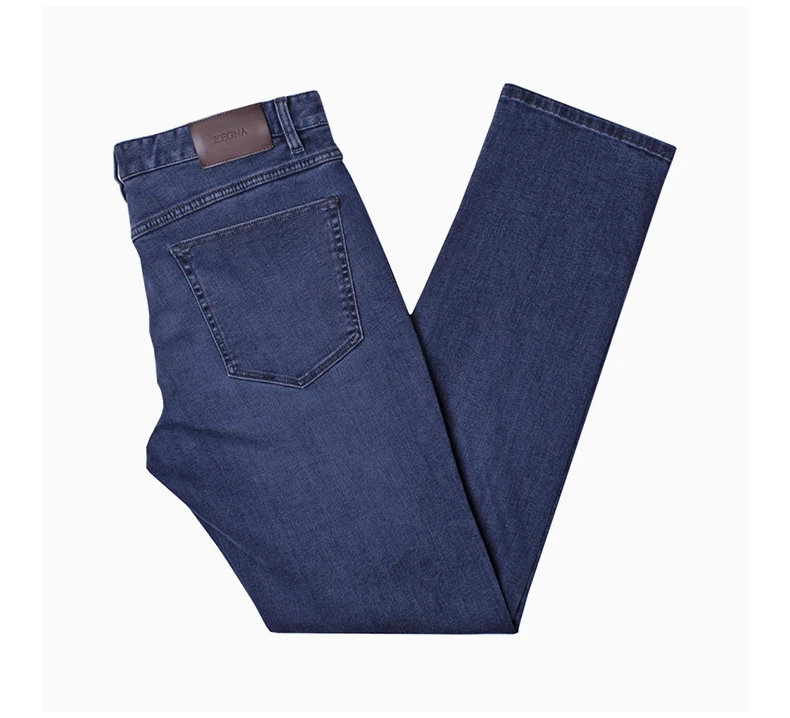 商品Zegna|ZEGNA 男士蓝色棉质牛仔裤 VU715-ZZ530-B05,价格¥1392,第6张图片详细描述