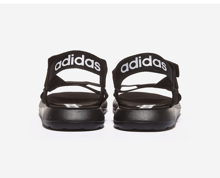 商品Adidas|【韩国直邮|包邮包税】阿迪达斯COMFORT SANDAL  凉鞋 沙滩鞋 运动凉鞋 拖鞋  EG6514 CBLACK/CBLACK/FTWWHT,价格¥207,第3张图片详细描述