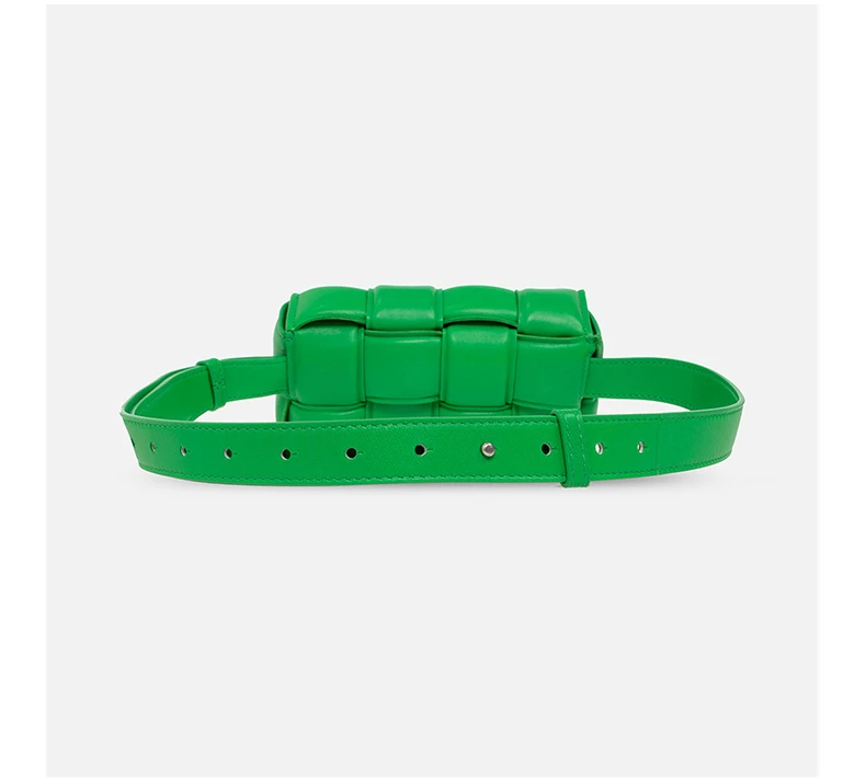 商品[国内直发] Bottega Veneta|BOTTEGA VENETA 绿色女士腰包 710075-VCQR1-3724,价格¥16160,第5张图片详细描述