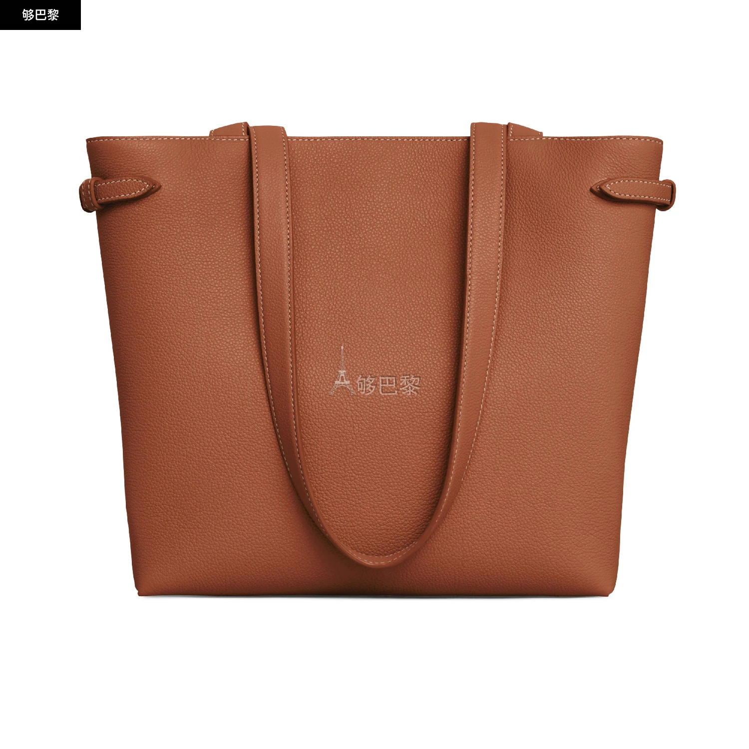 商品Celine|【预售】 女士 单肩包 Cabas Anaïs Triomphe小号粒面牛皮革手袋  CEL63Z5CBR1,价格¥18457,第5张图片详细描述
